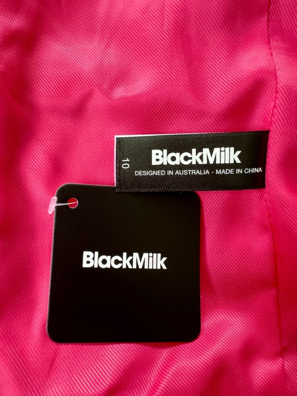 BLACKMILK Pink Moto Jacket - Size AU 10 / US 6 - NWT - Picture 7 of 8